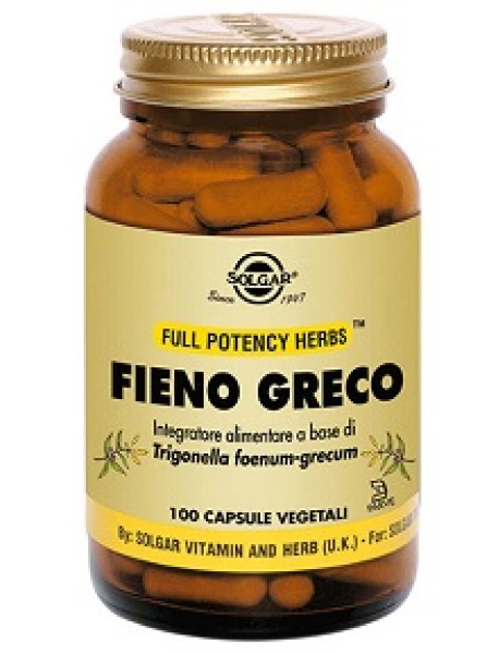 SOLGAR FIENO GRECO MSO 100 CAPSULE 