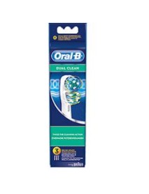 ORAL-B DUAL CLEAN 3 TESTINE DI RICAMBIO EB417-3
