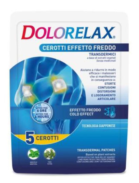 DOLORELAX CEROTTO EFFETTO FREDDO 5 CEROTTI