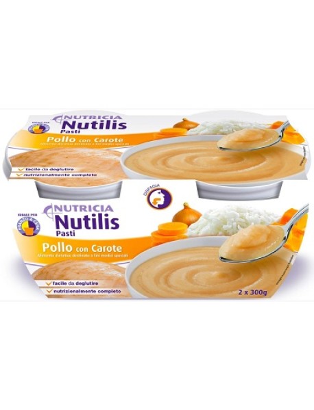NUTILIS PASTI POLLO CON CAROTE 2X300G