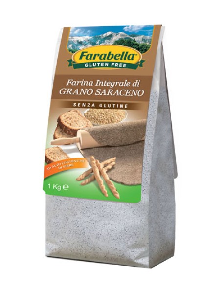 FARABELLA FARINA INTEGRALE DI GRANO SARACENO 1KG