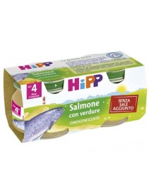 HIPP BIO OMOGENEIZZATO SALMONE VERDE 2X80G