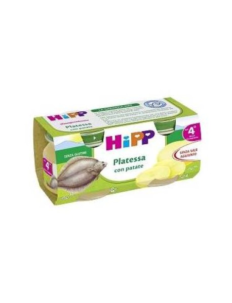 HIPP BIO OMOGENEIZZATO PLATESSA 2X80G