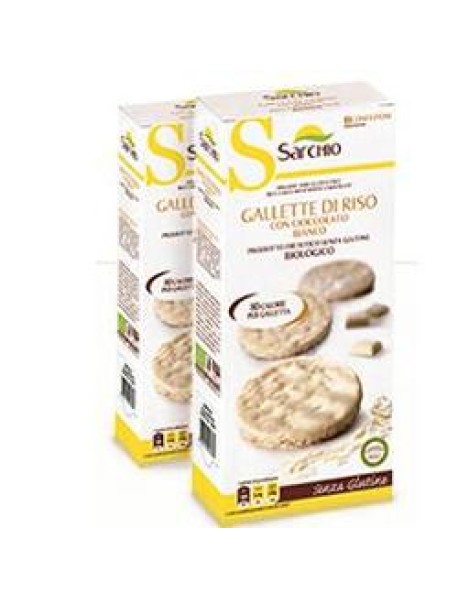 SARCHIO GALLETTE DI RISO CON CIOCCOLATO BIANCO 100G