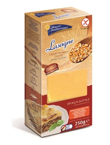 PIACERI MEDITERRANEI PASTA DI MAIS LASAGNE 250G