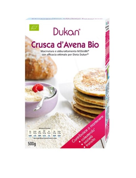 DUKAN CRUSCA D'AVENA BIO 500G