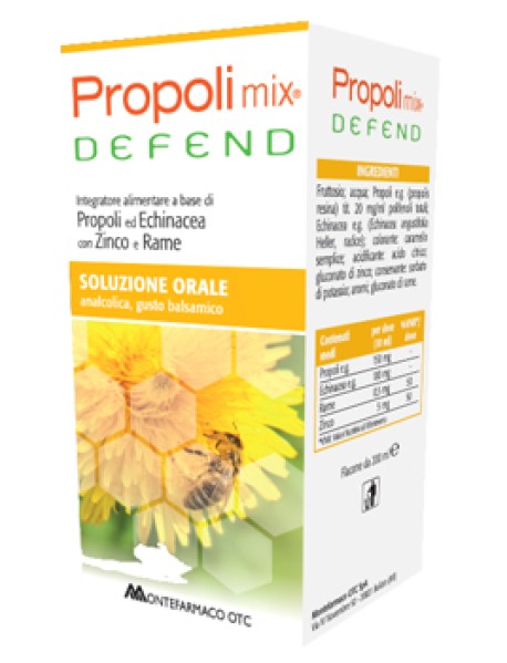 MONTEFARMACO PROPOLI MIX DEFEND SCIROPPO 200ML