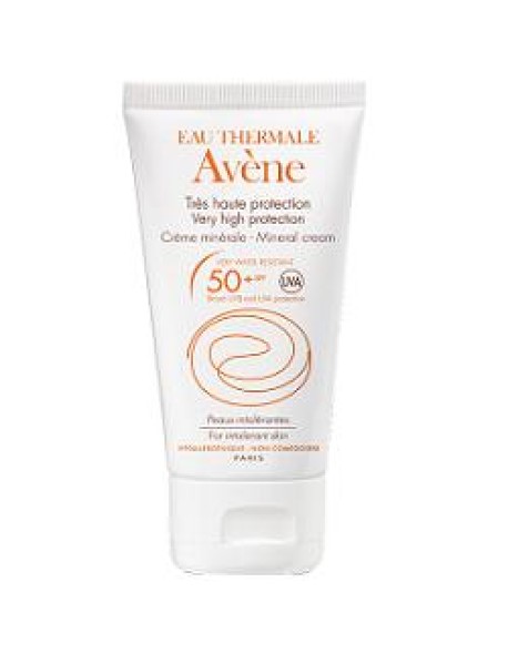 AVENE EAU THERMALE SOLARE CREMA SCHERMO MINERALE SPF50+ PELLE INTOLLERANTE 50ML