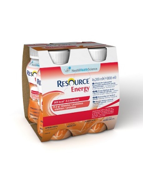 RESOURCE ENERGY ALBICOCCA 4X200ML