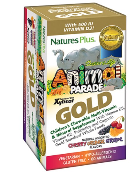 NATURE'S PLUS ANIMAL PARADE GOLD ASSORTITI 60 TAVOLETTE