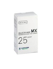 GLUCOCARD-MX BLOOD GLUCOSE 25 STRISCE