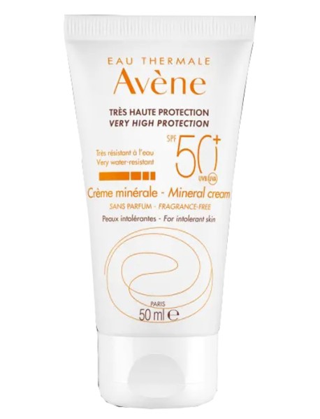 AVENE EAU THERMALE SOLARE LATTE SCHERMO MINERALE SPF50+ PROTEZIONE MOLTO ELEVATA 50ML