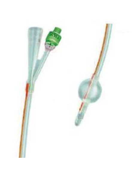 SAFETY CATETERE FOLEY IN SILICONE 2 VIE CH14 1 PEZZO 