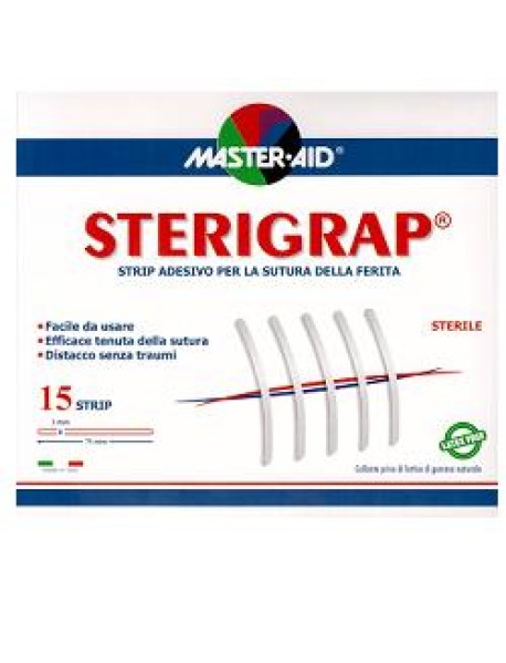 MASTER-AID STERIGRAP CEROTTO 7,5X0,6CM 12 CEROTTI