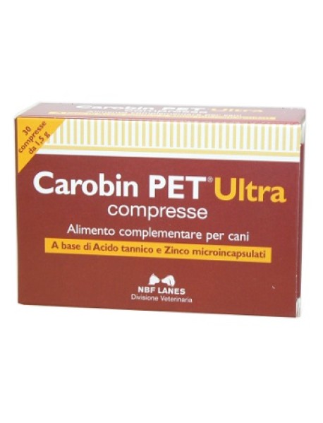 NBF CAROBIN PET ULTRA 30 COMPRESSE VETERINARIO