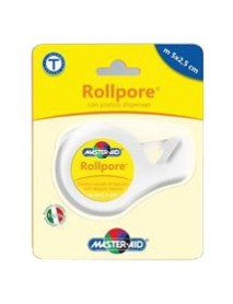 MASTER-AID ROLLPORE CEROTTO BIANCO IN TNT CON DISPENSER 2,5CMx5MT 1 PEZZO