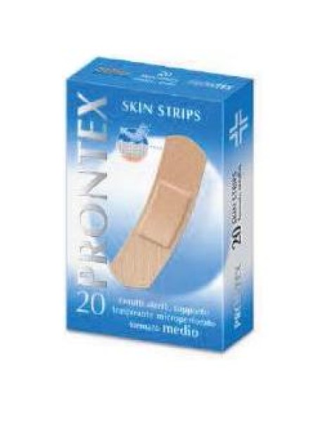 SAFETY PRONTEX SKIN STRIPS FORMATO MEDIO 20 PEZZI