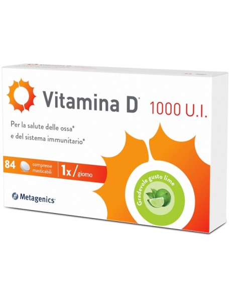 METAGENICS VITAMINA D 1000 UI 84 COMPRESSE