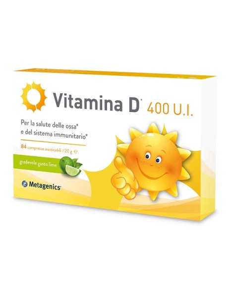 METAGENICS VITAMINA D 400 UI 84 COMPRESSE