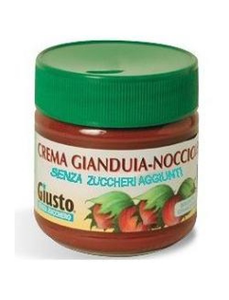 GIUSTO SENZA ZUCCHERO CREMA CACAO E NOCCIOLE 200G 