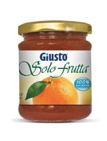 GIUSTO SENZA ZUCCHERO MARMELLATA ARANCE AMARE SOLO FRUTTA 284G