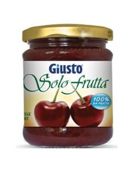 GIUSTO SENZA ZUCCHERO MARMELLATA CILIEGIA SOLO FRUTTA 284G 