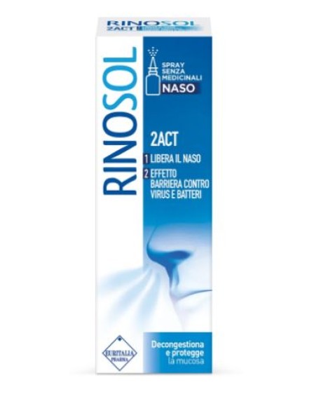 RINOSOL 2ACT SPRAY NASALE 15ML