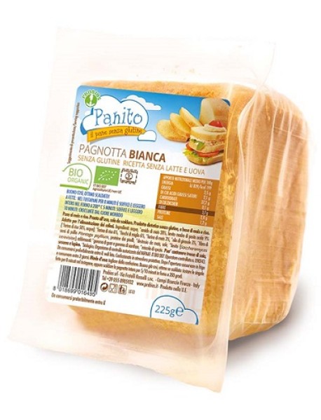 PAGNOTTA BIANCA 225GR S/GL S/LAT