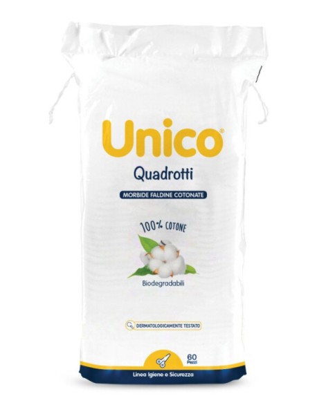 UNICO QUADROTTI 100% COTONE 60 PEZZI