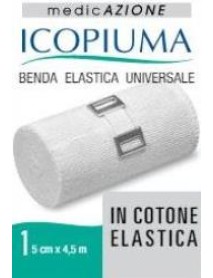 ICOPIUMA MEDICAZIONE BENDA ELASTICA UNIVERSALE 5CMX4,5MT