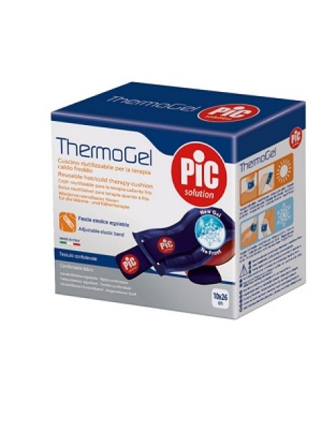 PIC THERMOGEL CUSCINETTO PER CALDO/FREDDO CON FASCIA ELASTICA 10X26CM FORMATO MEDIO