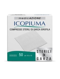 ICOPIUMA GARZA 10X10CM 50 COMPRESSE 