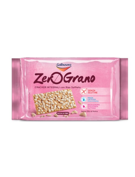 ZEROGRANO CRACKER INTEGRALE CON RISO SOFFIATO 360G