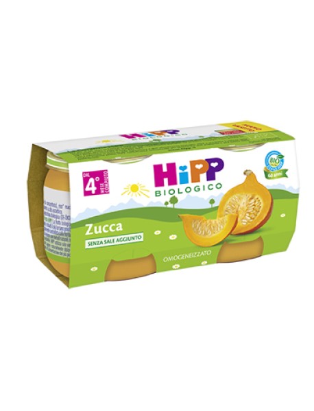 HIPP BIO OMOGENEIZZATO ZUCCA 2X80G