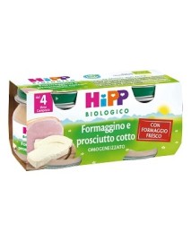 HIPP BIO FORMAGGINO E PROSCIUTTO COTTO 2X80G