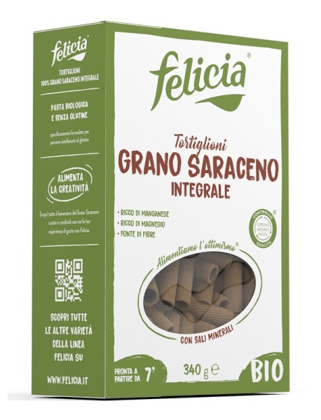 FELICIA BIO TORTIGLIONI DI GRANO SARACENO 340G