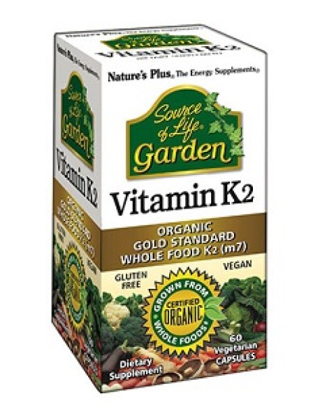 NATURE'S PLUS SOURCE OF LIFE GARDEN VITAMIN K2 60 CAPSULE