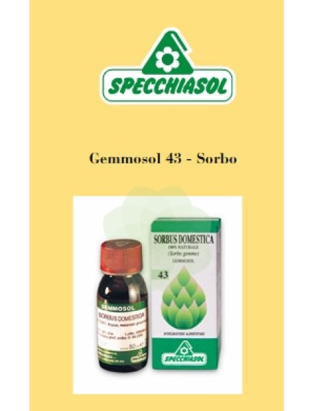 SPECCHIASOL GEMMOSOL 43 SORBO 50ML