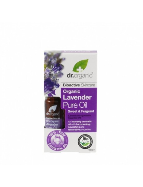 DR.ORGANIC LAVENDER PURE OIL OLIO ESSENZIALE DI LAVANDA 10ML