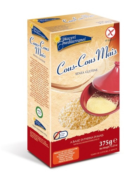 PIACERI MEDITERRANEI COUS-COUS MAIS 375G