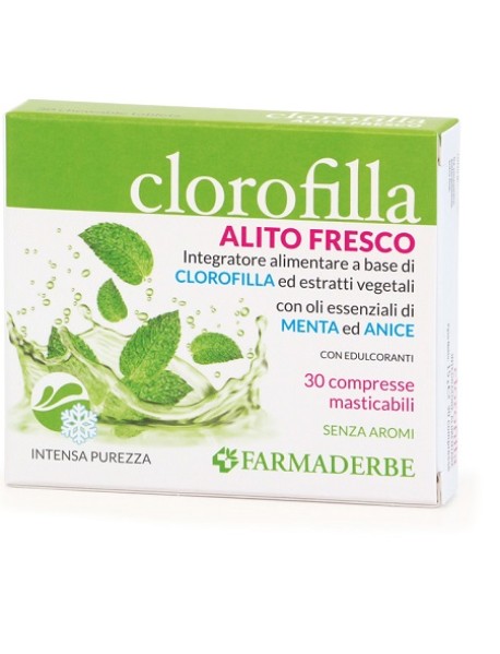 FARMADERBE BREATH PURIFYNG CLOROFILLA 30 TAVOLETTE