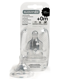 SUAVINEX TETT SIL 3POS L 2PZ