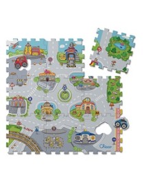 CHICCO GIOCO TAPPETINO TOY PUZZLE MAT CITY 71630 