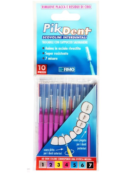 PIKDENT STUZZICOLINO 2 VIOLA 10PZ