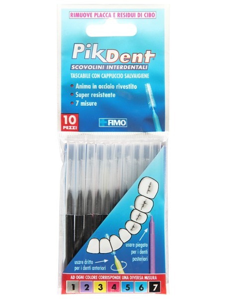 PIKDENT STUZZICOLINO 7 NERO 10PZ