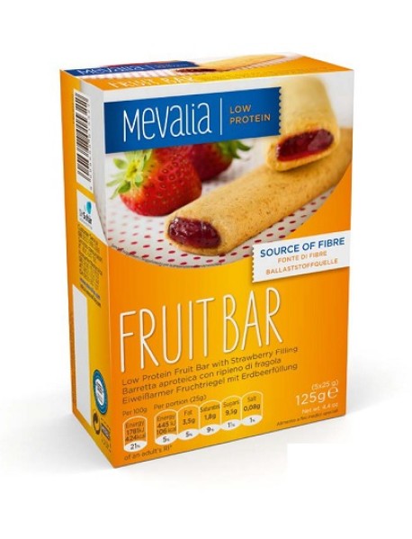 MEVALIA FRUIT BAR APROT 125G