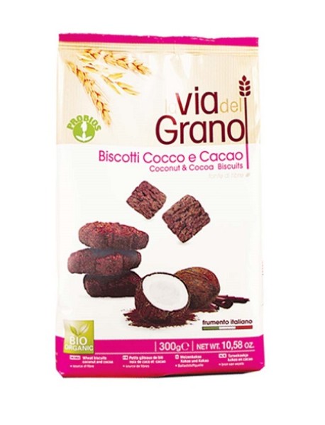 VDG BISCOTTI COCCO/CACAO 300G