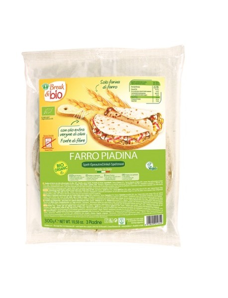 B&B PIADINA 100% FARRO 3X100G