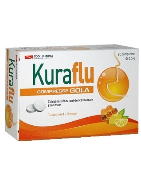 KURAFLU GOLA LIMONE/MIELE 20 COMPRESSE