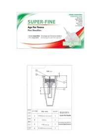 SUPER-FINE AGO G32 4MM 100PZ